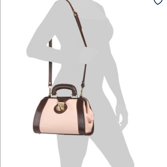 DIVINA FIRENZE LEATHER DOCTOR SATCHEL - Picture 2 of 2